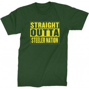 Straight Outta Steeler Nation Football T-Shirt