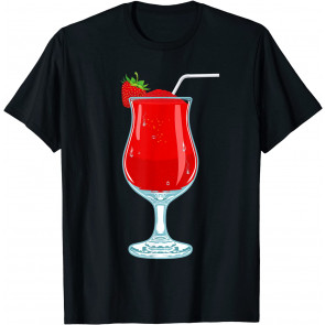 Strawberry Daiquiri Cocktail Drinking Party Girls T-Shirt
