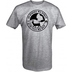 Strutt'in Rutt'in Whitetail Deer Turkey T-Shirt