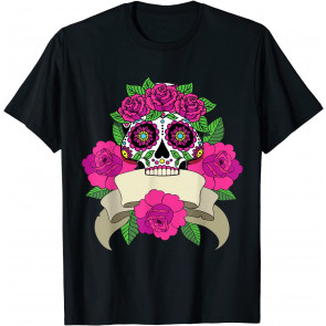 Sugar Skull, Day Of Death, Dia De Los Muertos, Halloween 2 T-Shirt