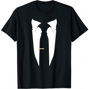 Suit Tie Wedding Tuxedo Prom Bachelor Ceremony T-Shirt