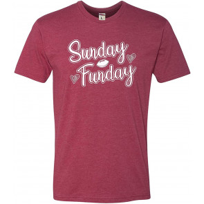 Sunday Funday Cute Football Deluxe T-Shirt