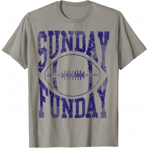 Sunday Funday Football Men Women Kids Boys T-Shirt