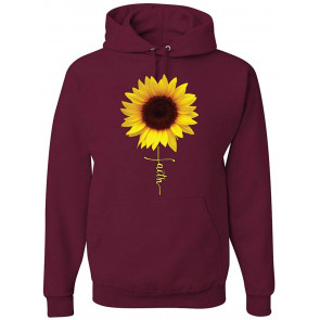 Sunflower Christian Faith Cross Inspirational/Christian T-Shirt