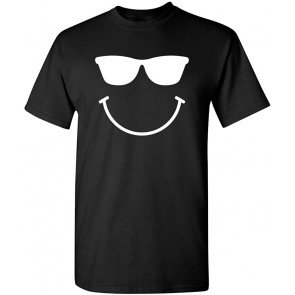 Sunglasses Smile Face Emoticon T-Shirt