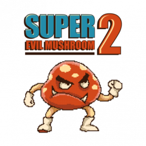 Super Evil Mushroom 2 Retro Gaming Tshirt