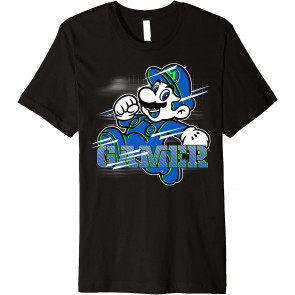 Super Mario Blue Gamer T-Shirt