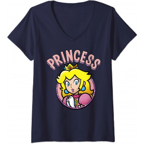 Super Mario Peach The Princess Portrait T-Shirt