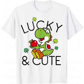 Super Mario St. Patty's Yoshi Lucky & Cute T-Shirt