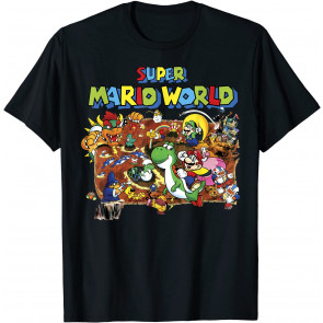 Super Mario World Retro Map T-Shirt