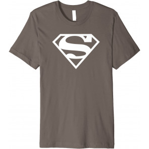 Supergirl White & Pink Shield T-Shirt
