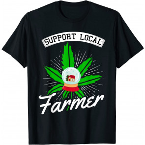 Support Local Farmers Christmas T-Shirt
