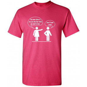 Sure I'll Have A Beer Mens Comedy T-Shirt
