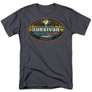 Survivor TV Show Heroes Vs. Villains Logo Licensed T-Shirt