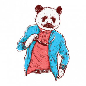 Swaggy Panda Trendy Hipster Tshirt