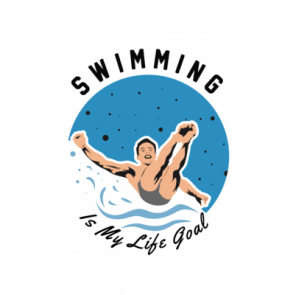 Swimming Is My Life Goal T-Shirt