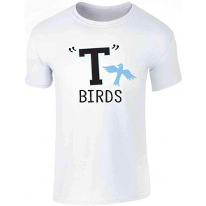 T Birds Tbird Men Gang Logo Retro 50s 60s Cosplay Graphic T-Shirt