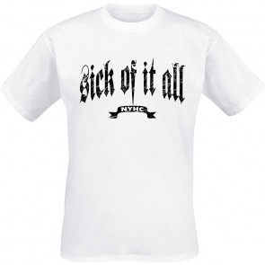 T Pete Stage Jump Distressed Band Logo Official White T-Shirt