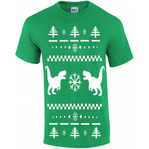 T Rex Christmas T-Shirt