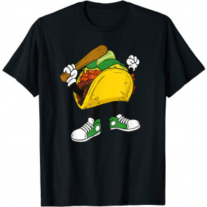 Taco Baseball Baseball Bat Baseball Ball Outfit T-Shirt