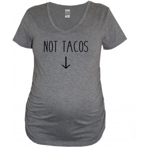 Tacos Or Not Tacos Couples Maternity Tri-Blend  T-Shirt