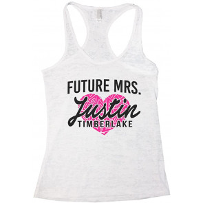 Tank Top “Future Mrs. Justin Timberlake” Concert Lover Gift  T-Shirt