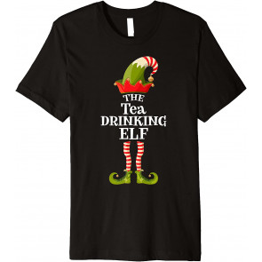 Tea Drinking Elf  T-Shirt