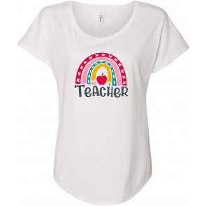 Teacher Boho Rainbow Teacher Appreciation  T-Shirt