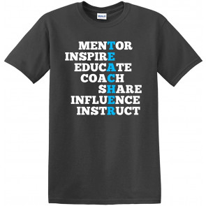 Teacher Inspire Elementary Middle High School College T-Shirt