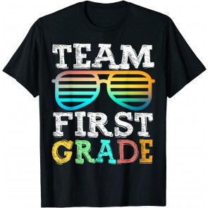 Team 1st Grade Squad First Teacher Student Back To School T-Shirt