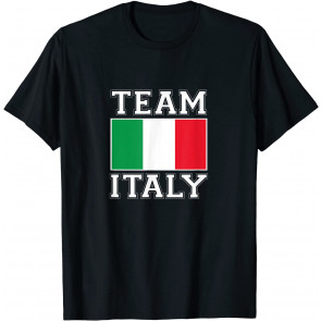 Team Italy Print Italian National Country Flag Italy T-Shirt