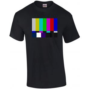 Nerdy Sheldon TV Test Pattern Color Geek Gift T-Shirt