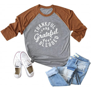 Thankful Grateful Blessed  T-Shirt
