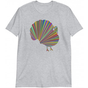 Thanksgiving Beautiful Art Turkey T-Shirt