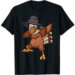 Thanksgiving Dabbing Turkey  T-Shirt