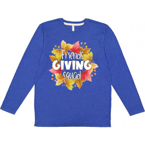 Thanksgiving Friendsgiving Squad Fall Leaf Wreath T-Shirt