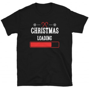 Thanksgiving Gift Xmas Christmas Loading Puns Candy Cane T-Shirt