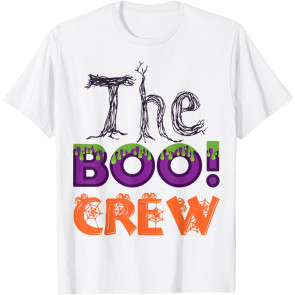 The Boo Crew Halloween Men Women T-Shirt