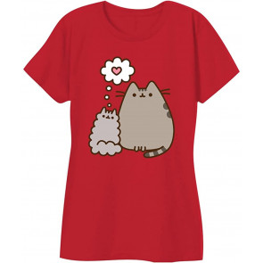 The Cat Kitty Love Juniors T-Shirt