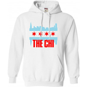 The Chi Chicago Skyline Flag Sweat T-Shirt