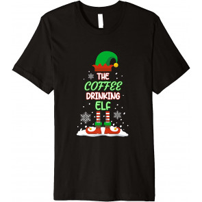 The Coffee Drinking Elf T-Shirt