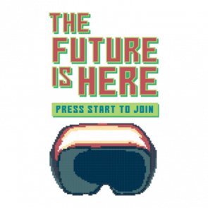 The Future Is Here Press Start To Join Retro Gaming Tshirt