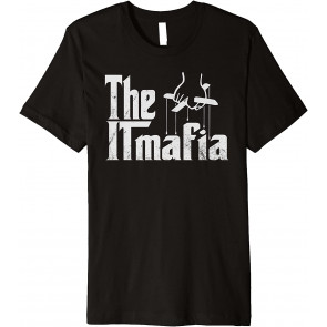 The IT Mafia With Ethernet Cable T-Shirt