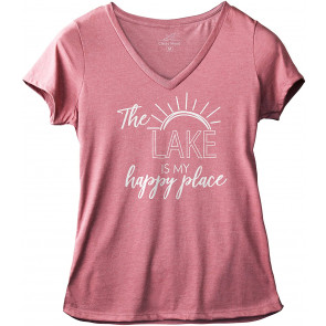 The Lake Is My Happy Place Tshirt Camping T-Shirt
