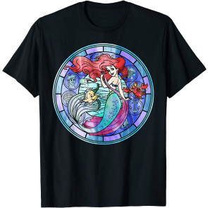 The Little Mermaid Ariel Glass Window T-Shirt