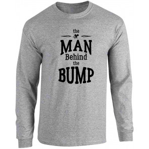 The Man Behind The Bump Gift For Dad Full T-Shirt