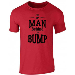 The Man Behind The Bump Gift For Dad Graphic T-Shirt