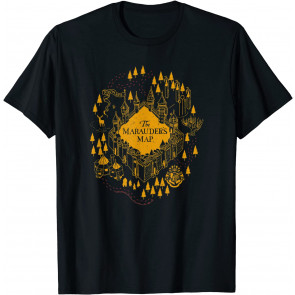 The Marauder's Map Hogwarts Logo T-Shirt