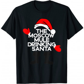 The Moscow Mule Drinking Santa T-Shirt