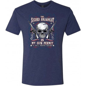 The Second Amendment - My Gun Permit - Tri-Blend T-Shirt